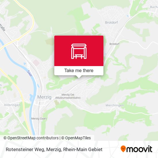 Карта Rotensteiner Weg, Merzig