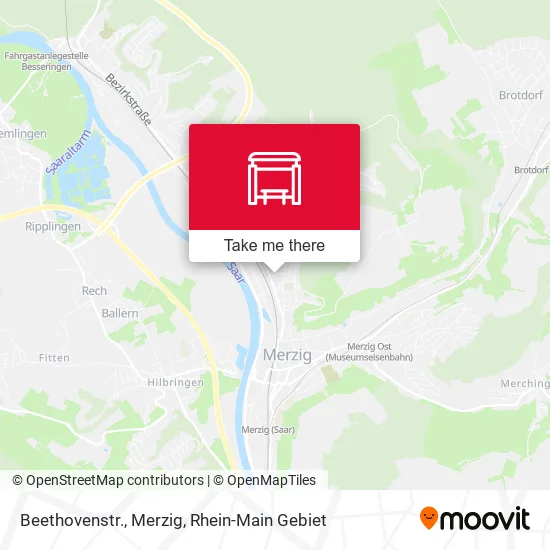 Beethovenstr., Merzig map