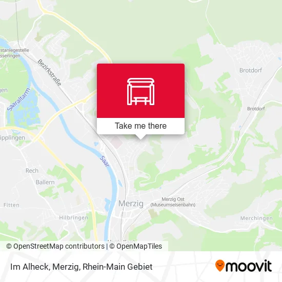Карта Im Alheck, Merzig