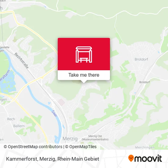 Kammerforst, Merzig map