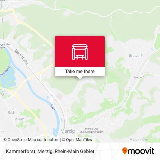 Kammerforst, Merzig map
