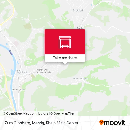 Карта Zum Gipsberg, Merzig