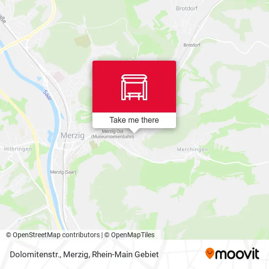 Карта Dolomitenstr., Merzig