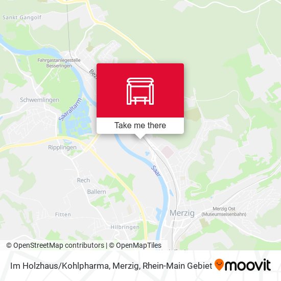 Im Holzhaus/Kohlpharma, Merzig map