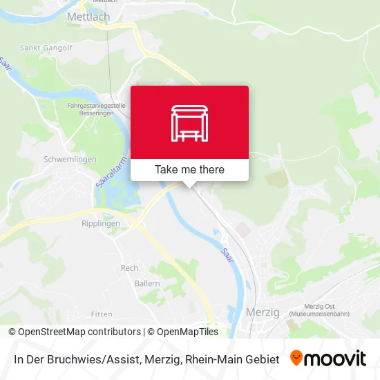 Карта In Der Bruchwies / Assist, Merzig