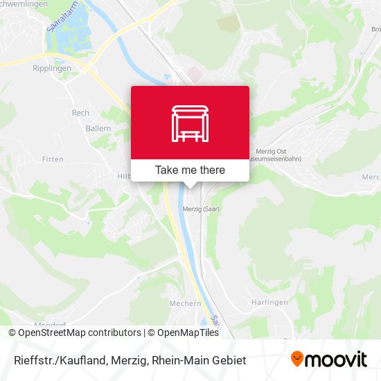 Карта Rieffstr./Kaufland, Merzig