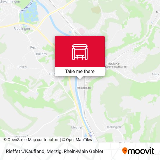 Карта Rieffstr./Kaufland, Merzig