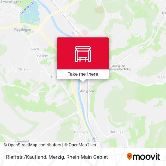 Rieffstr./Kaufland, Merzig map