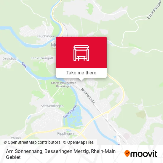 Карта Am Sonnenhang, Besseringen Merzig