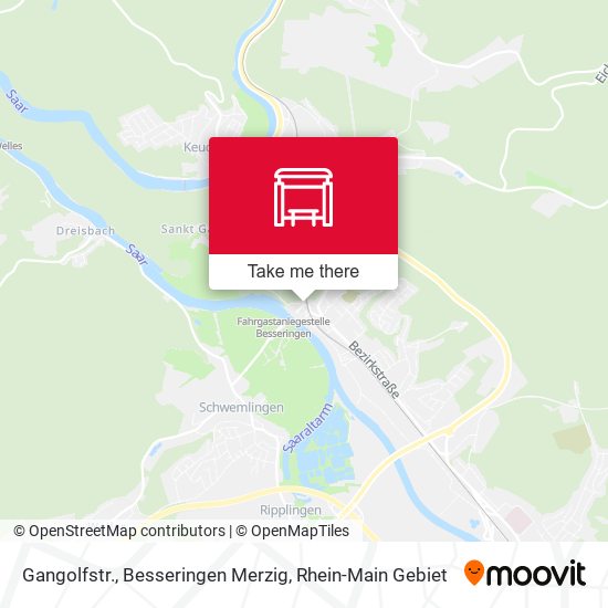 Карта Gangolfstr., Besseringen Merzig