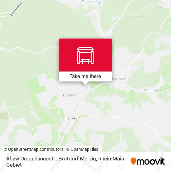 Карта Abzw Umgehungsstr., Brotdorf Merzig
