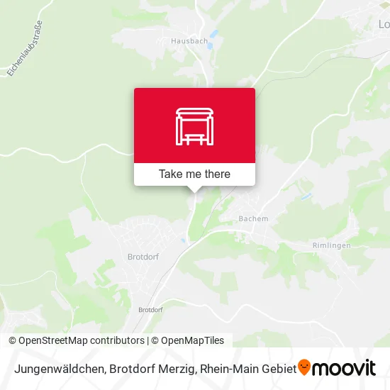Карта Jungenwäldchen, Brotdorf Merzig