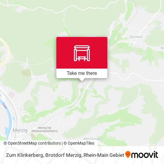 Карта Zum Klinkerberg, Brotdorf Merzig