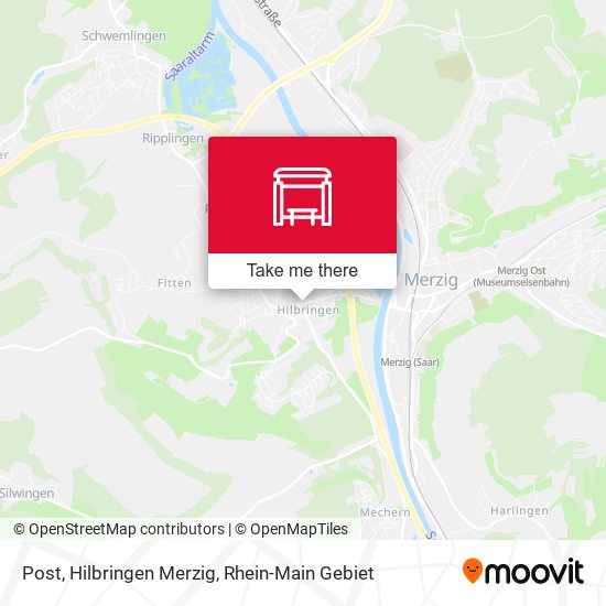Карта Post, Hilbringen Merzig