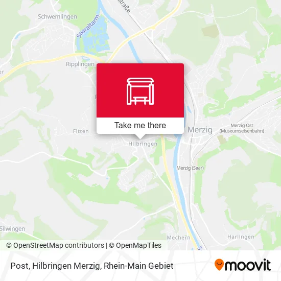 Карта Post, Hilbringen Merzig