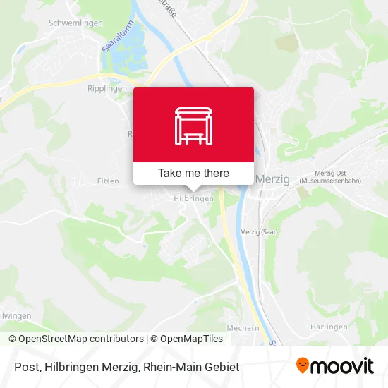 Карта Post, Hilbringen Merzig