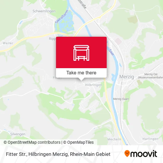Fitter Str., Hilbringen Merzig map