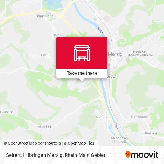 Карта Seitert, Hilbringen Merzig