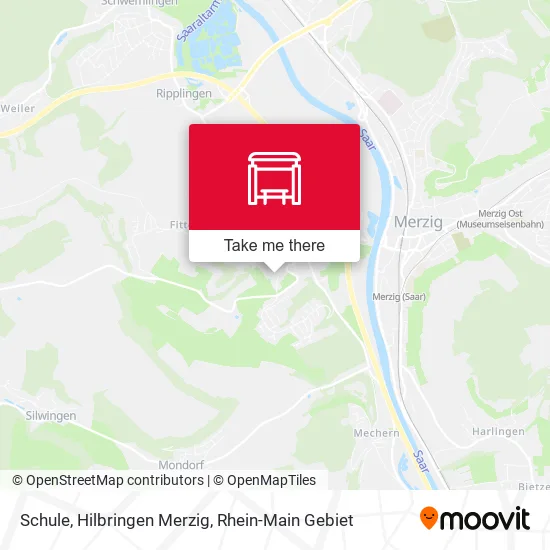 Карта Schule, Hilbringen Merzig