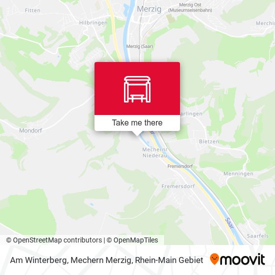 Am Winterberg, Mechern Merzig map