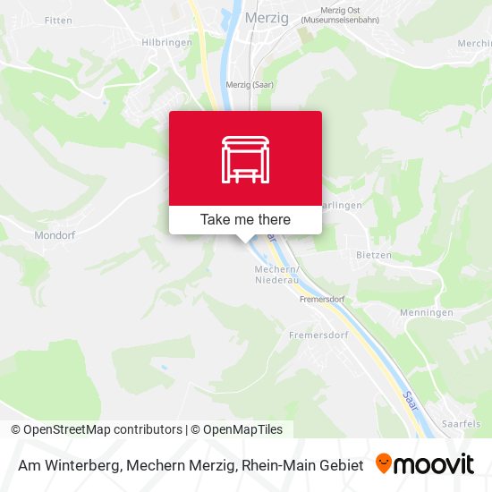 Am Winterberg, Mechern Merzig map