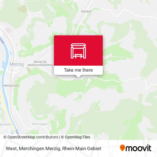 Карта West, Merchingen Merzig
