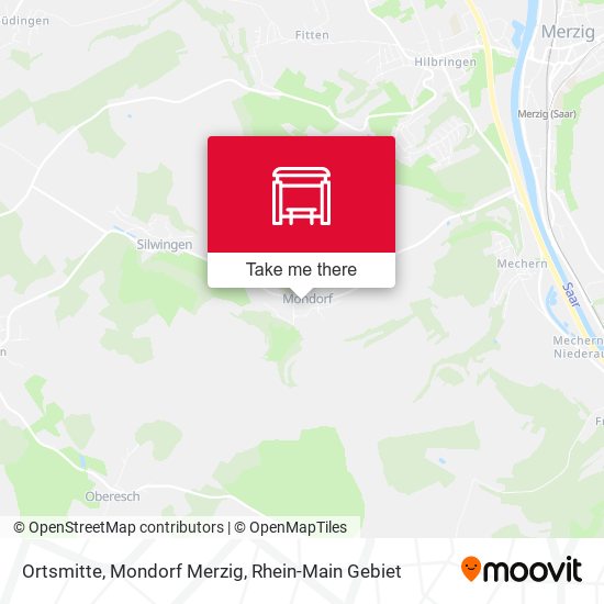 Ortsmitte, Mondorf Merzig map