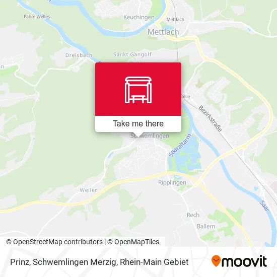 Prinz, Schwemlingen Merzig map