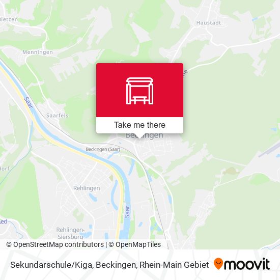 Sekundarschule/Kiga, Beckingen map