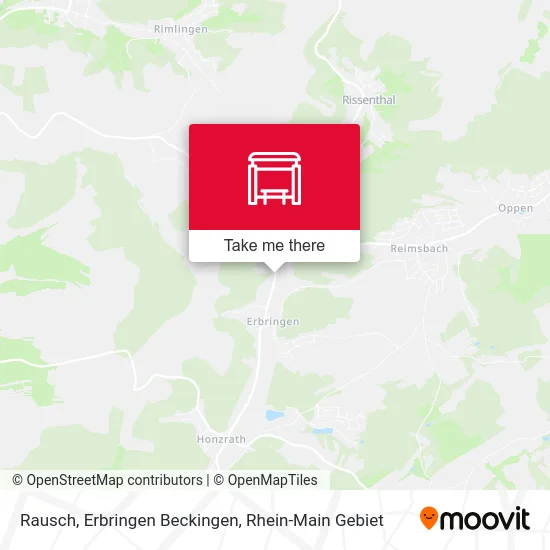 Rausch, Erbringen Beckingen map