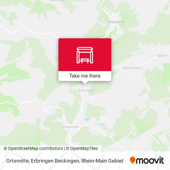 Ortsmitte, Erbringen Beckingen map