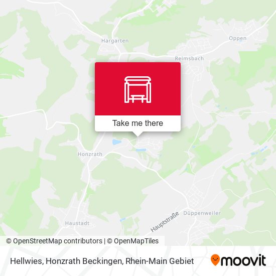 Hellwies, Honzrath Beckingen map