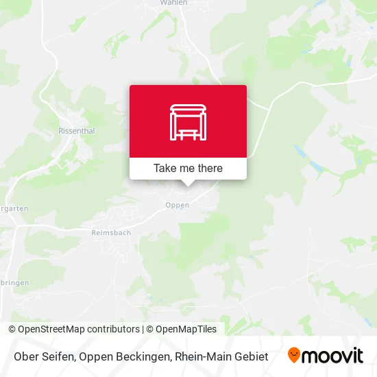 Карта Ober Seifen, Oppen Beckingen