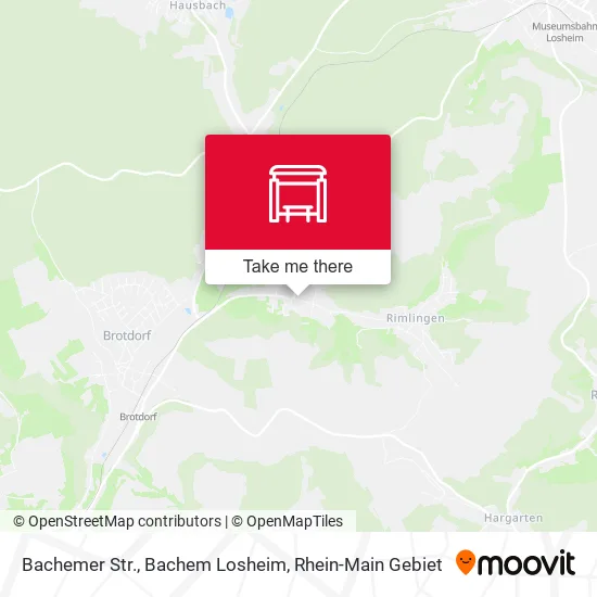 Карта Bachemer Str., Bachem Losheim