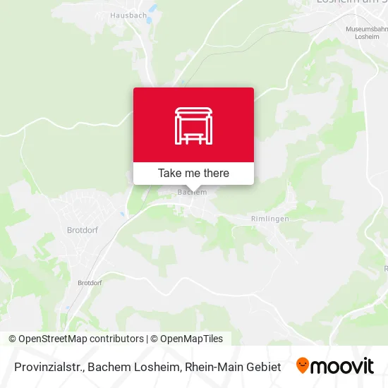 Карта Provinzialstr., Bachem Losheim
