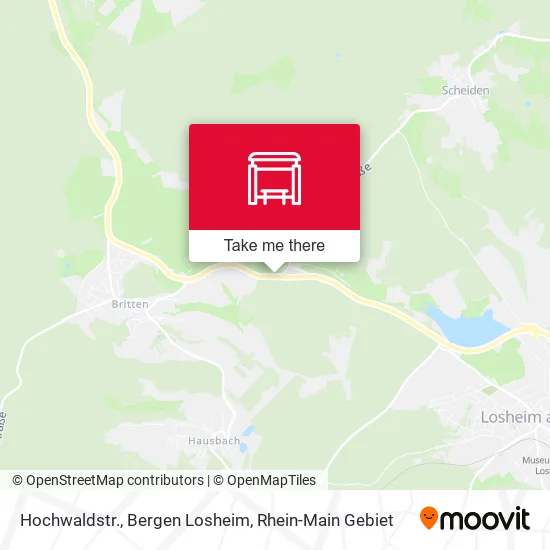 Карта Hochwaldstr., Bergen Losheim