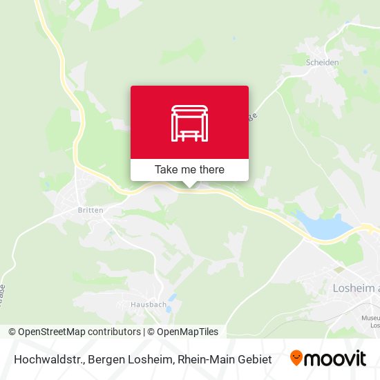 Карта Hochwaldstr., Bergen Losheim