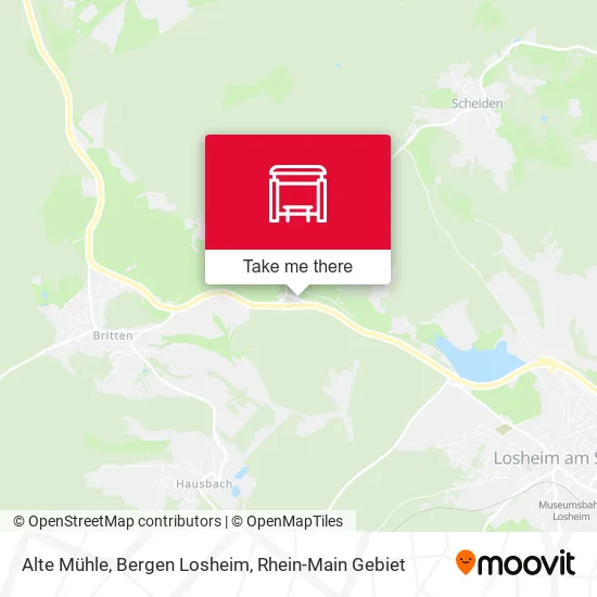 Карта Alte Mühle, Bergen Losheim