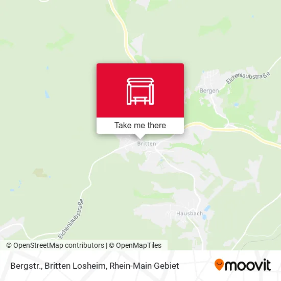 Карта Bergstr., Britten Losheim