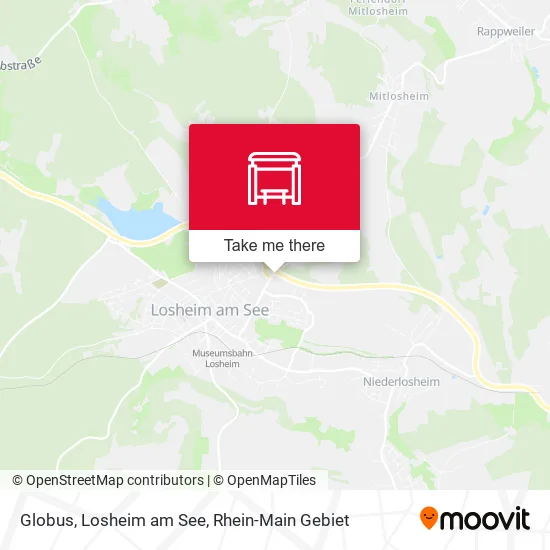 Карта Globus, Losheim am See