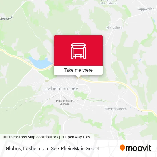 Карта Globus, Losheim am See