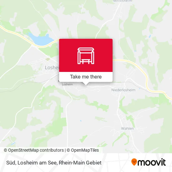 Карта Süd, Losheim am See