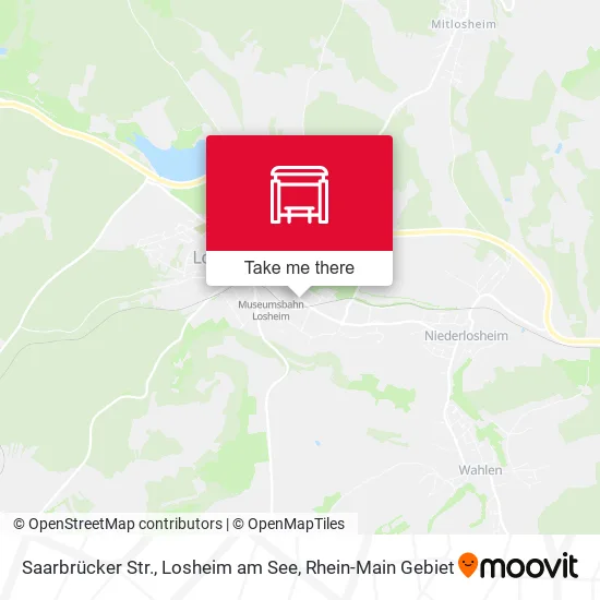 Карта Saarbrücker Str., Losheim am See