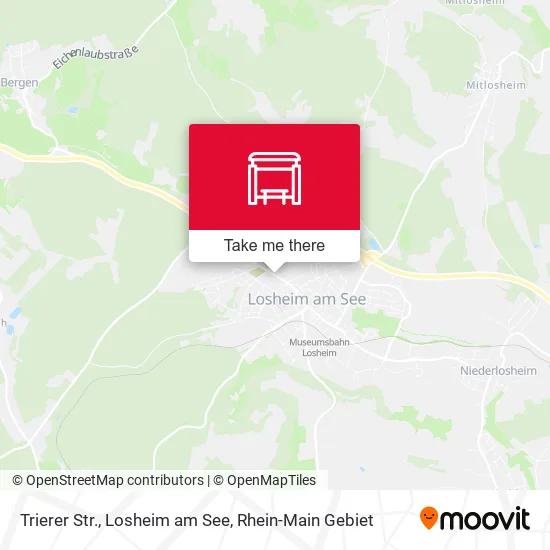 Карта Trierer Str., Losheim am See