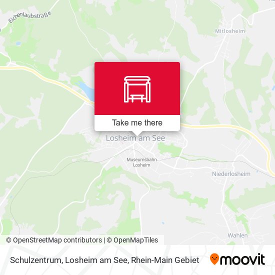 Карта Schulzentrum, Losheim am See