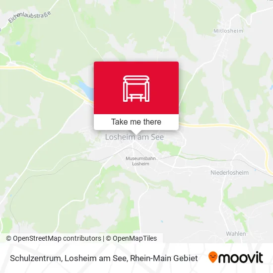 Карта Schulzentrum, Losheim am See