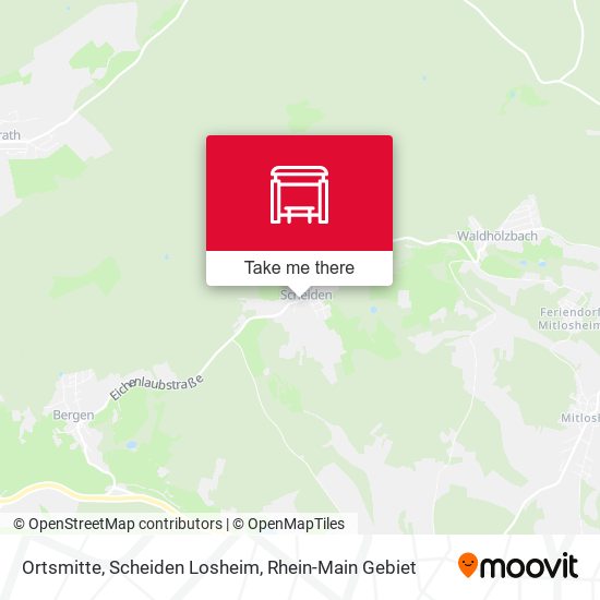 Ortsmitte, Scheiden Losheim map