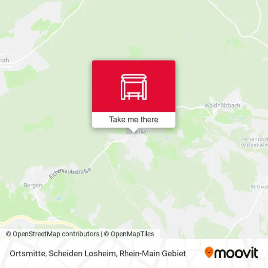 Ortsmitte, Scheiden Losheim map
