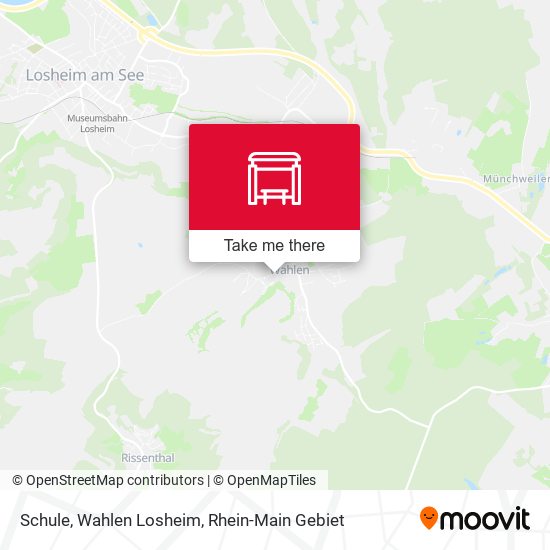 Schule, Wahlen Losheim map