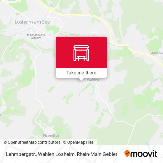 Карта Lehmbergstr., Wahlen Losheim